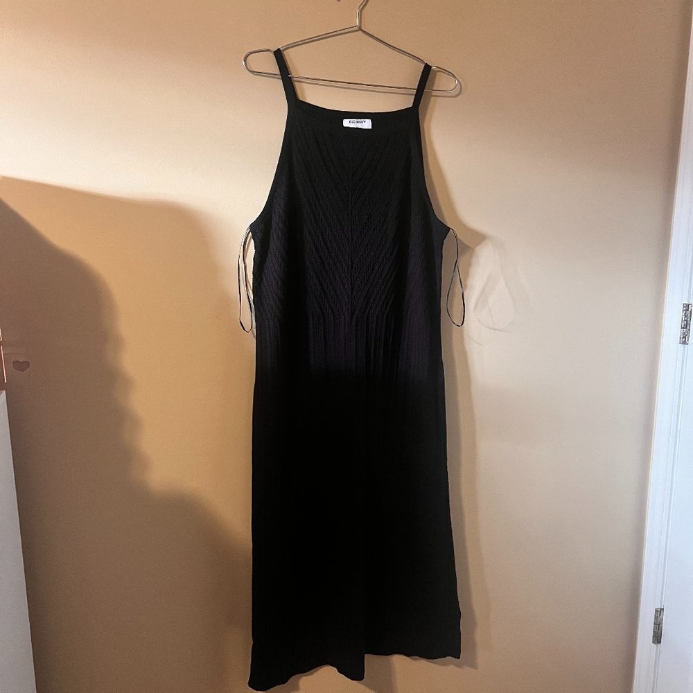 Sleeveless Crochet Sweater Dress